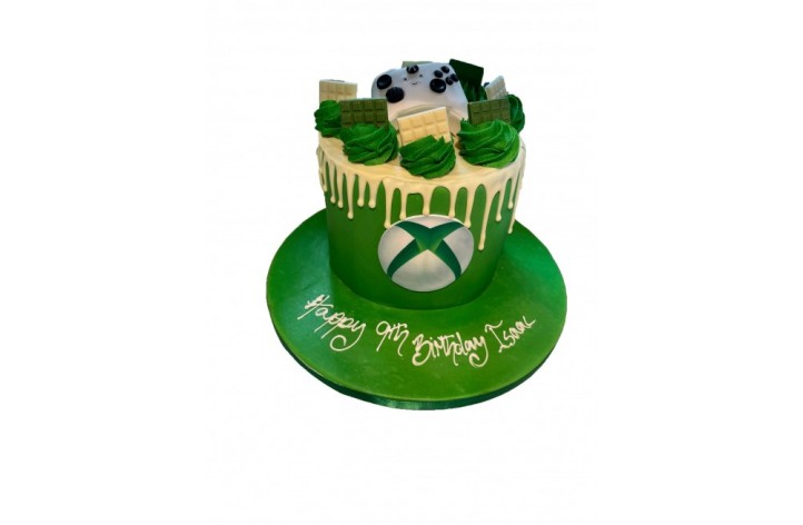 Xbox drip cake